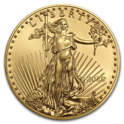 Gouden American Eagle 1/10 OZ divers jaar