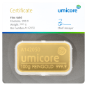 Koop een gecertificeerde goudstaaf van 100 gram bij Goudwisselkantoor