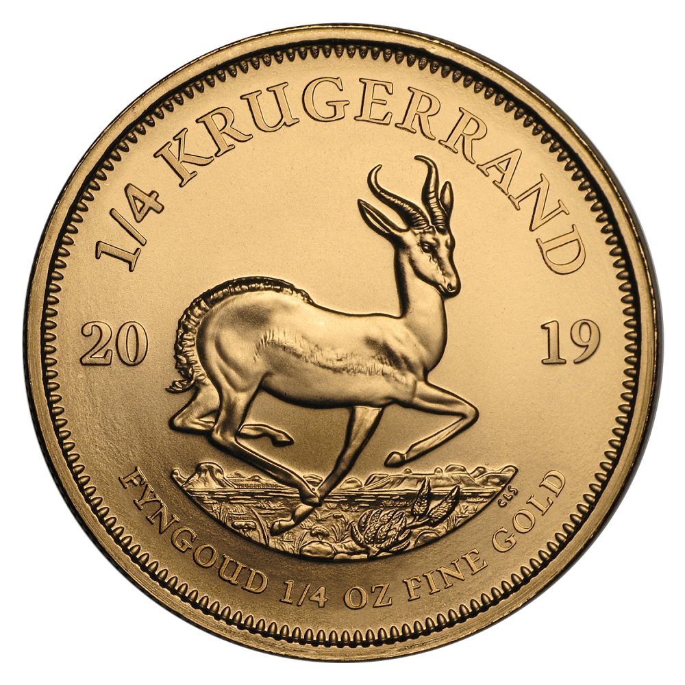 Aarzelen beven Neem een ​​bad Koop de ¼ OZ Gouden Krugerrand bij Goudwisselkantoor