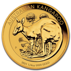 Gouden Kangaroo 1/4 OZ divers jaar
