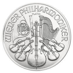 Platina Philharmoniker 1 OZ divers jaar