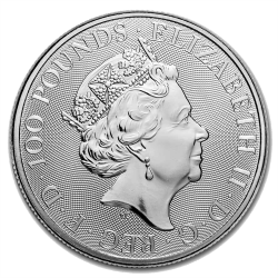 Platina Britannia 1 OZ divers jaar