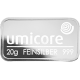 Zilverbaar Umicore 20 gram