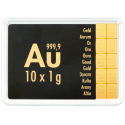 Koop de Valcambi CombiBar 10 x 1 gram goud bij Goudwisselkantoor
