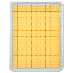 Koop de Valcambi CombiBar 100 x 0,5 gram goud bij Goudwisselkantoor