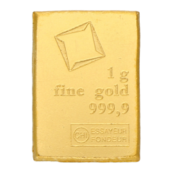 Koop de Valcambi 1 gram goudbaar bij Goudwisselkantoor