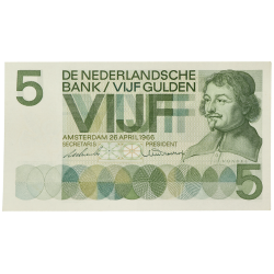 5 gulden Vondel Nederland 1966