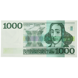 1000 gulden Spinoza Nederland 1972