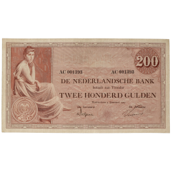 200 gulden Grietje Seel Nederland 1925