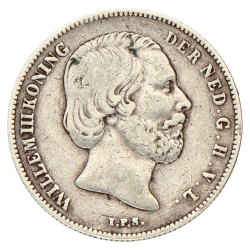 ½ gulden Willem III Nederland 1857-1868