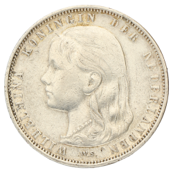1 gulden Wilhelmina Nederland 1892-1897