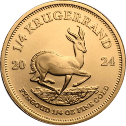 Koop de ¼ OZ Gouden Krugerrand 2025 bij Goudwisselkantoor