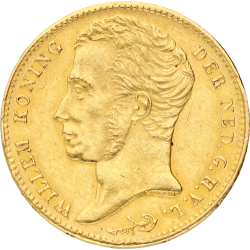 Gouden tientje Nederland 1824B