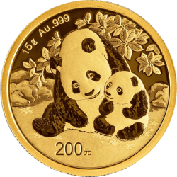 Gouden Panda 15 gram 2024