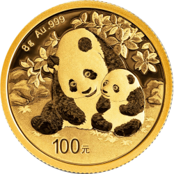 Gouden Panda 8 gram 2024