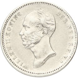 25 cent Willem II Nederland 1848-1849