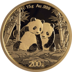 Koop de Gouden Panda 15 gram 2026 bij Goudwisselkantoor