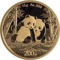 Koop de Gouden Panda 15 gram 2026 bij Goudwisselkantoor