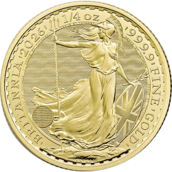 Koop de Gouden Brittannia 1/4 OZ bij Goudwisselkantoor