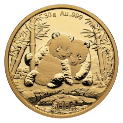 Koop de Gouden Panda 30 gram 2026 bij Goudwisselkantoor
