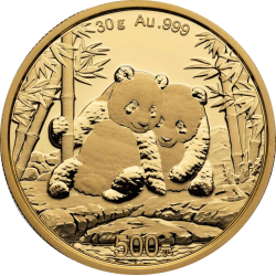 Koop de Gouden Panda 30 gram 2026 bij Goudwisselkantoor