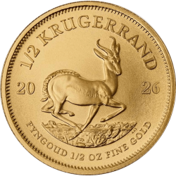 Koop de ½ OZ Gouden Krugerrand 2026 bij Goudwisselkantoor
