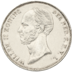 2½ gulden Willem II Nederland divers jaar