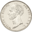 2½ gulden Willem II Nederland divers jaar
