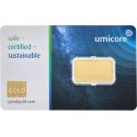 Goudstaaf Umicore 2,5 gram met cadeauverpakking