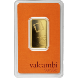 Koop een gecertificeerde goudstaaf van Valcambi 15,55 gram bij Goudwisselkantoor