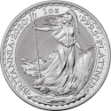 Koop de platina 1 OZ Britannia bij Goudwisselkantoor