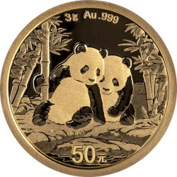 Koop de Gouden Panda 3 gram bij Goudwisselkantoor