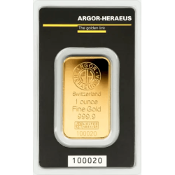 Koop een gecertificeerde goudstaaf van 31,1 gram bij Goudwisselkantoor