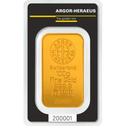 Koop een gecertificeerde goudstaaf van 100 gram bij Goudwisselkantoor
