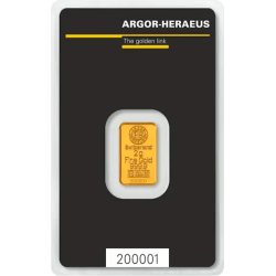 Koop een gecertificeerde goudstaaf van 2 gram bij Goudwisselkantoor