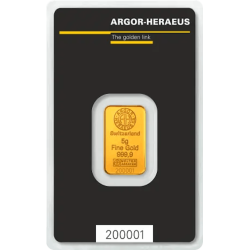 Koop een gecertificeerde goudstaaf van 5 gram bij Goudwisselkantoor