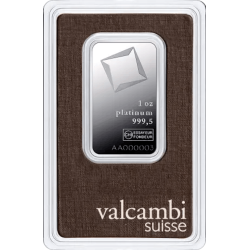 Koop een platinastaaf van 1 OZ gram bij Goudwisselkantoor