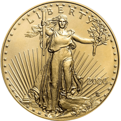 Koop de Gouden 1 OZ American Eagle 2026 bij Goudwisselkantoor
