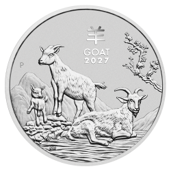 Koop de zilveren Lunar 1 oz 2027 bij Goudwisselkantoor
